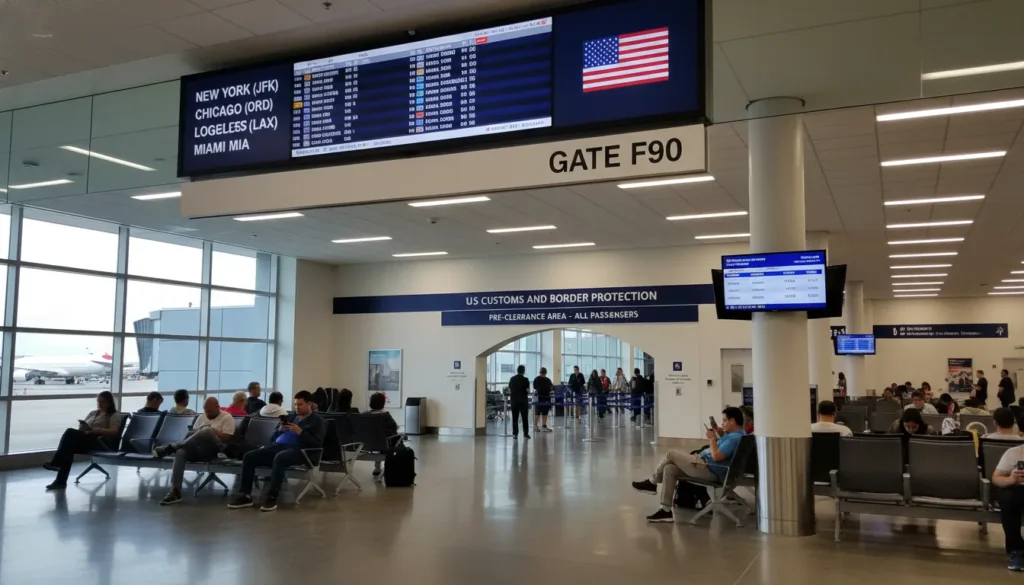Terminal 1 Concourse E international gate area. Gate E70 sign illuminated. Star Alliance logo on wall. Wide-body aircraft at gate. International departure signage in multiple languages.