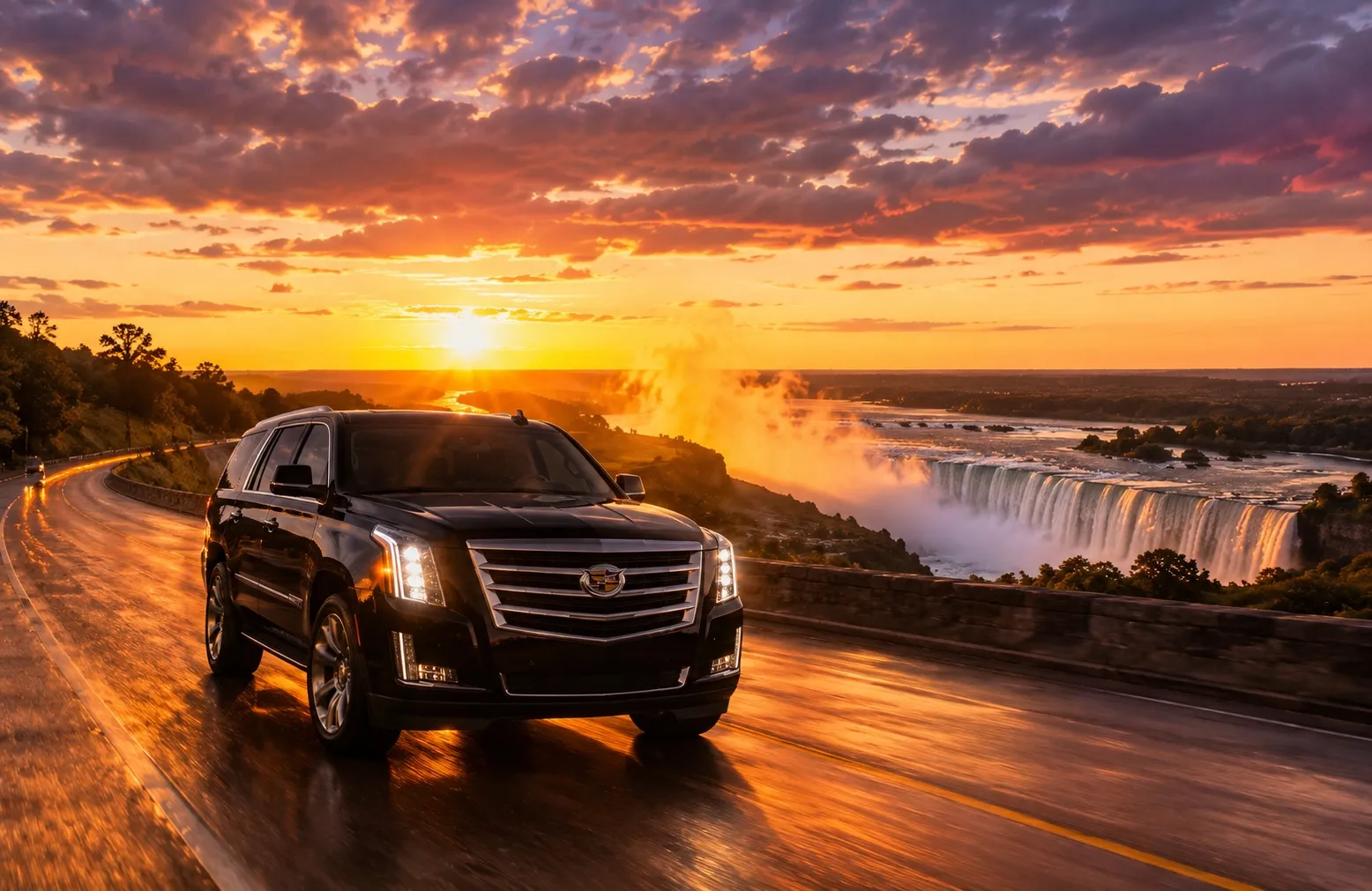 Luxury chauffeur service from Toronto to Niagara Falls