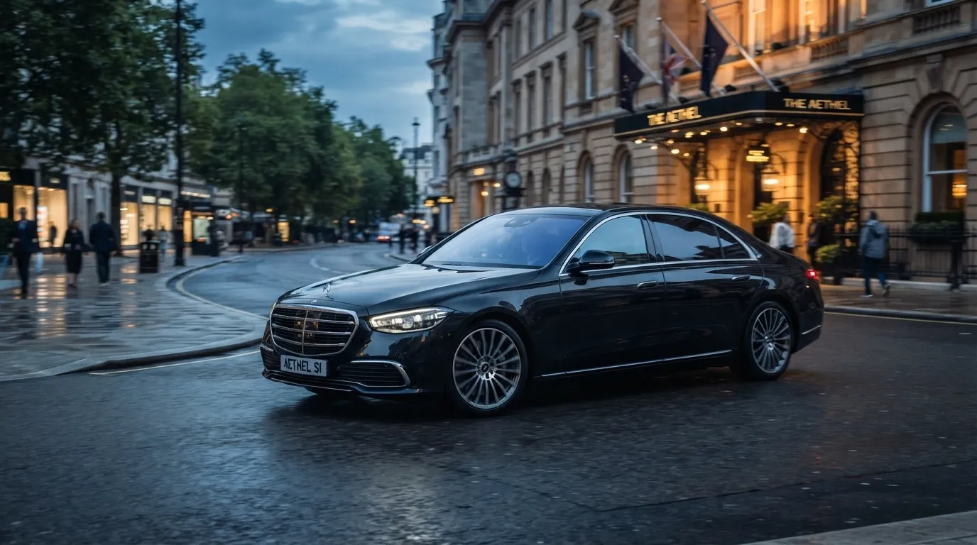Executive Luxury Sedan chauffeur service in Vaughan, Ontario – premium airport transfer car