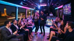 VIP Party Bus for downtown Toronto limo service