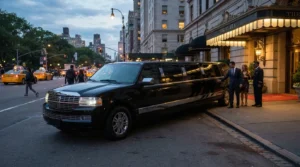 Lincoln Navigator stretch limo for Oakville limo service weddings and proms